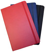 Bound faux leather journals