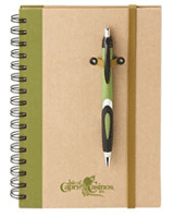 Green Recycled Journal & Pen Combos