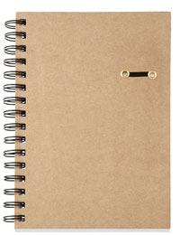 Custom Recycled Journal with Elastic Pen Loop